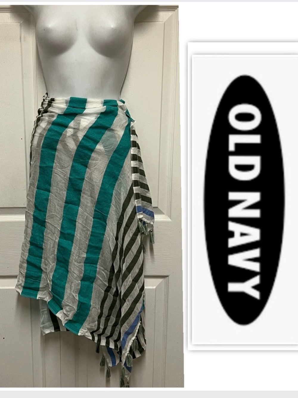 Old Navy Striped Scarf Shawl Wrap